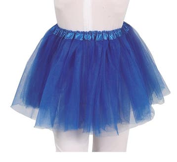 Donkerblauwe Tutu 30cm, Verzenden, Nieuw
