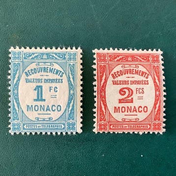 Monaco 1932 - Recouvrement : 1 en 2Fr gekeurd Ceres - MNH -