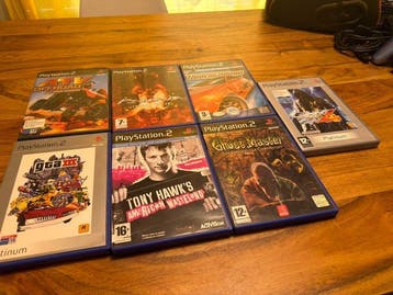 Sony - Playstation 2 (PS2) - Playstation 2 slim con 7, Consoles de jeu & Jeux vidéo