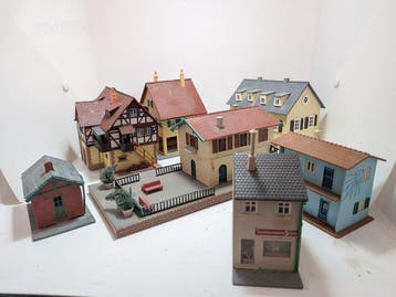 Faller H0 - Modeltrein (7) - Set van H0 modelgebouwen,, Nieuw