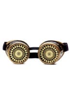 Goggles Steampunk Bril Spiral Brons Montuur Bronzen Burning, Ophalen of Verzenden, Nieuw