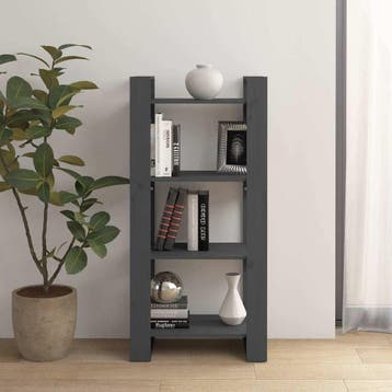 vidaXL Boekenkast/kamerscherm 60x35x125 cm massief hout, Huis en Inrichting, Verzenden, Nieuw
