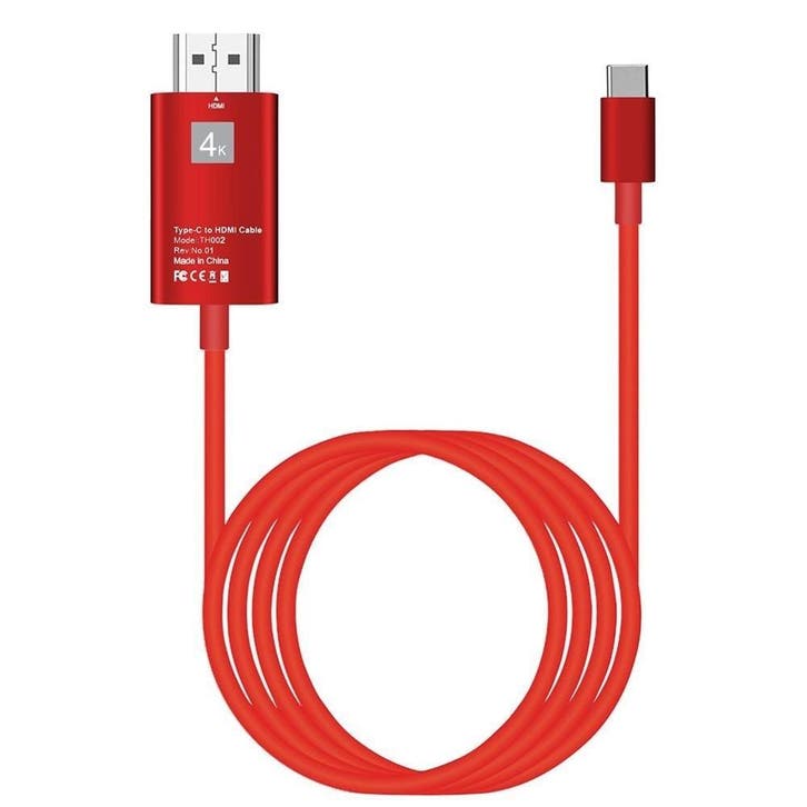 DrPhone USB-C naar HDMI Adapterkabel - 4K 60Hz -1080P HD, Informatique & Logiciels, Pc & Câble réseau, Envoi