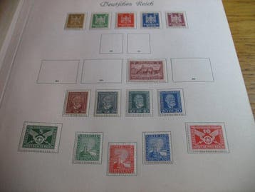 Duitse Rijk - Postzegelverzameling 1924-1932 *, Gestempeld