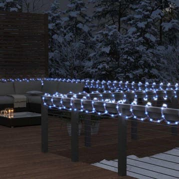 vidaXL Lichtslinger met 1200 LEDs warmwit 50 m PVC, Tuin en Terras, Verzenden, Nieuw