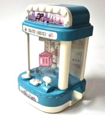 ZD Trading grijpmachine als speelgoed, blauw-wit, ca. 28 cm, Verzenden, Nieuw