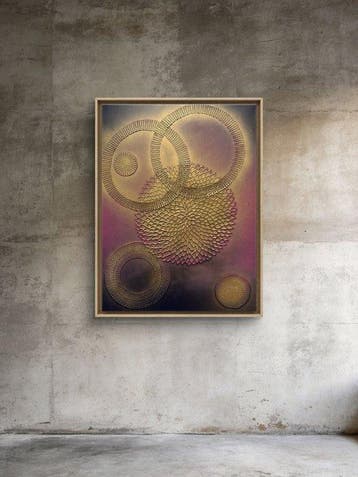 LeeJaimy - Elysian Mandala, Antiek en Kunst, Kunst | Schilderijen | Modern