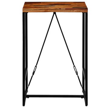 vidaXL Bartafel 70x70x106 cm massief gerecycled hout, Verzenden, Nieuw