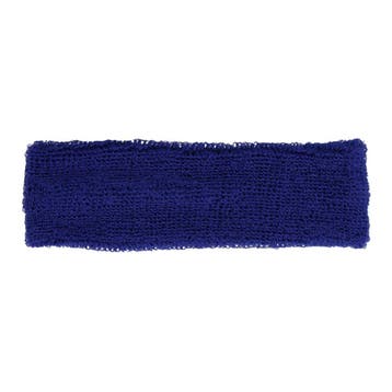 Haarband Sport 4cm - Badstof - Blauw, Nieuw