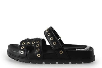 Guess Slippers in maat 40 Zwart, Vêtements | Femmes, Verzenden, Slippers