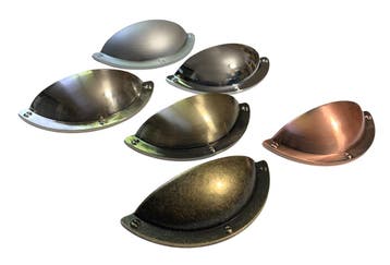 Set van 6 metalen handvaten voor kasten en lades (kleur 5:, Verzenden