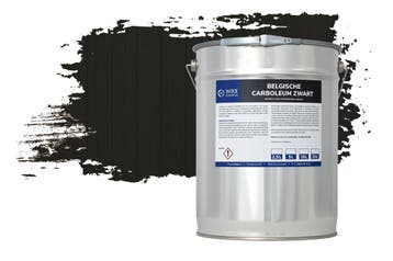 Wixx Belgische Carboleum Zwart 2.5L, Verzenden, Nieuw, Zwart
