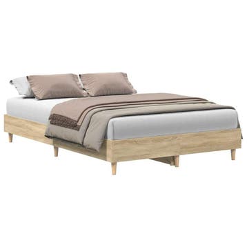 Bedframe 120x200cm Eikenkleur | Tweede kansje | OP = OP, Verzenden