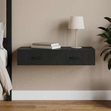 vidaXL Wandgemonteerde Zijtafel 87,5 x 34,5 x 17 cm Bewerkt, Verzenden