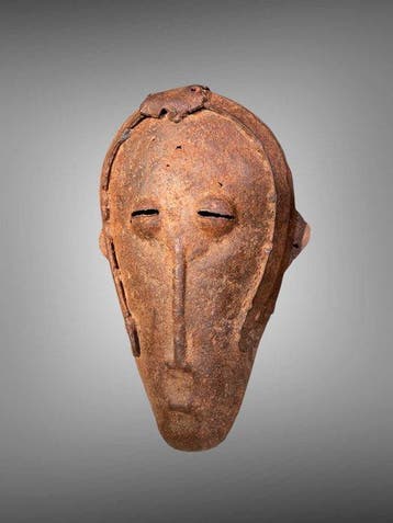 Masque en fer Dogon - Masque bamana en fer noir - Bambara -