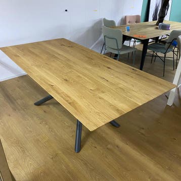 bert plantagie Eettafel Maas - Ongebruikt, Verzenden, Zo goed als nieuw, Eikenhout, 100 tot 150 cm