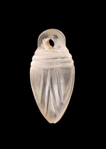 Égypte ancienne, période tardive Cristal de roche Amulette