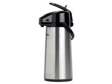 Veiling - Thermoskan met  Pomp - RVS - 2,2L, Gebruikt