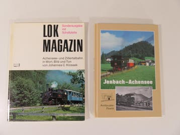 Set van 2 boeken over de Achensee spoor route. Hardcover...., Ophalen of Verzenden