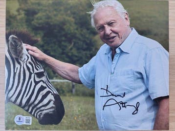 Sir David Attenborough - Planet Earth - Autograph, Photo, Nieuw