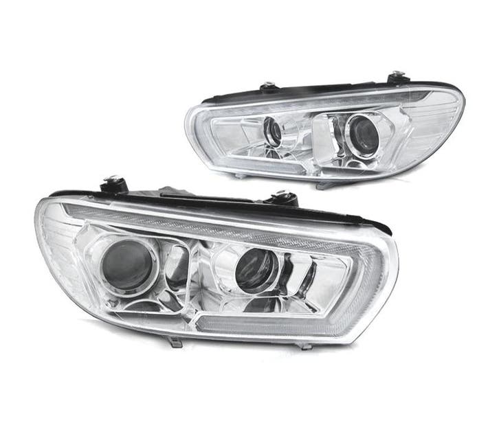 PHARES XÉNON POUR VOLKSWAGEN VW SCIROCCO 08-14 LED CHROME, Autos : Pièces & Accessoires, Éclairage, Envoi