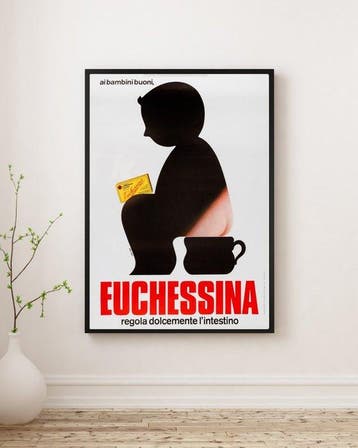 Armando Testa - Euchessina “Ai bambini buoni” | Graf.