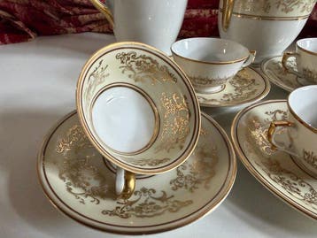 Limoges - Charles Ahrenfeldt - Koffieservies (23) -