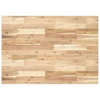vidaXL Bureaublad 100x70x4 cm onbehandeld massief acaciahout, Huis en Inrichting, Verzenden, Nieuw