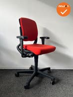 Ahrend 230 bureaustoel - refurbished - Medium Rug - Rood/ora, Werkplek, Ophalen of Verzenden, Gebruikt, Stoel