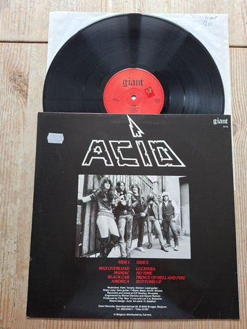 ACID - Maniac (rare 1983 Belgium Heavy Metal LP) -, Nieuw in verpakking