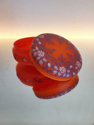 Doos - Glas - Art Deco, Antiek en Kunst