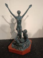 Aligi Sassu (1912-2000) - sculptuur, Europa - 53 cm -
