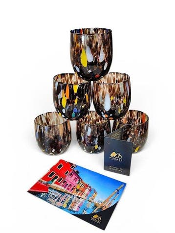 MurArt - Drinkset (6) - Glas - Murrine