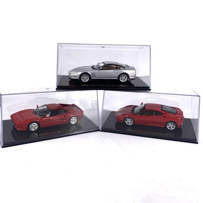 1:43 - Modelauto (3) - 3 Ferrari Diecast model cars -, Hobby & Loisirs créatifs, Voitures miniatures | 1:5 à 1:12