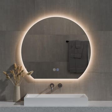 Spiegel Best Design Sunset Half Rond 60x54 cm Incl., Ophalen of Verzenden, Nieuw, Bad
