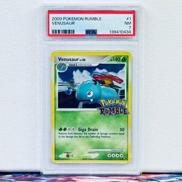 Pokémon Graded card - VENUSAUR RUMBLE #1 - Pokémon - PSA 7, Nieuw