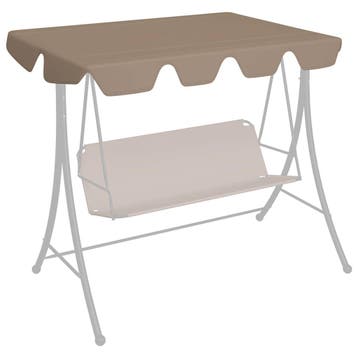 vidaXL Vervangingsluifel voor schommelbank 150/130x105/70 cm, Verzenden
