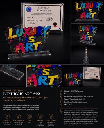Vanessa Fodera (1981) - Luxury i$ Art - Artoys Designer