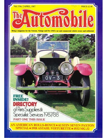 1987 THE AUTOMOBILE MAGAZINE 02, Livres, Autos | Brochures & Magazines