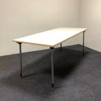 kusch & Co klaptafel / vouwtafel 180x80 cm, formica wit blad, Gebruikt