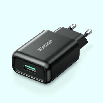 18W Stekkerlader - Quick Charge 3.0 USB Oplader Muur, Télécoms, Verzenden