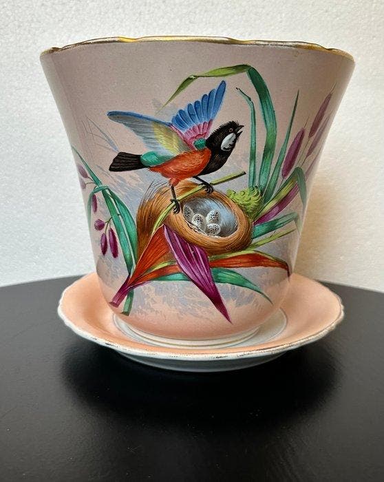 Petrus Regout & Co., Maastricht. - Pot (2) - Porselein,, Antiek en Kunst, Antiek | Glaswerk en Kristal