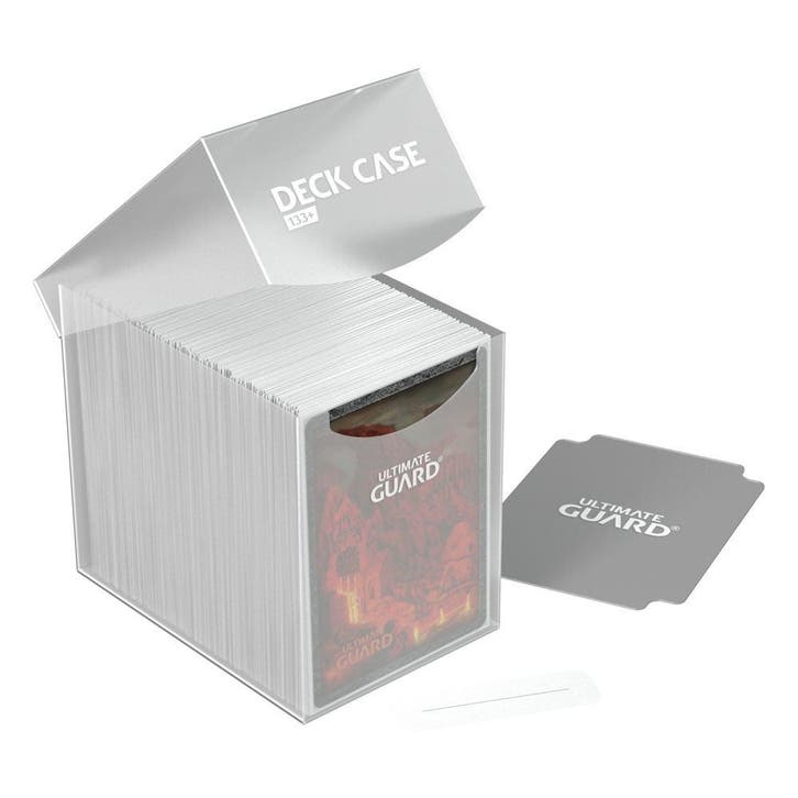 Deck Box 133+ Standard Size Transparant, Hobby en Vrije tijd, Verzamelkaartspellen | Overige, Nieuw, Ophalen of Verzenden