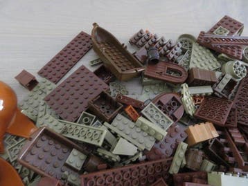 Lego Briques - 1350 Stuks Lego Bruin Tinten ( kleur ) in, Nieuw