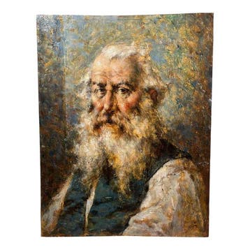 Nazzareno Sidoli (1879–1969) - Ritratto di Uomo Barbuto - NO