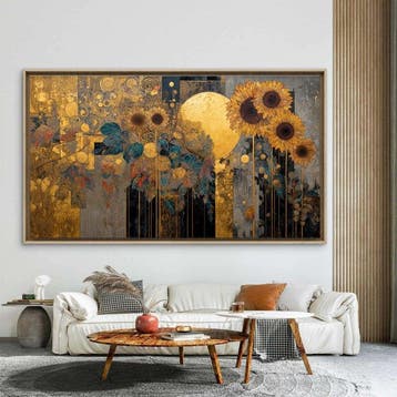 Mrs Art Prime - The Golden Sunset in Gustav Klimt Style