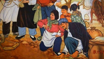 Anonymous - Chinese boeren testen een nieuwe zaaimachine -
