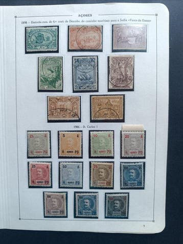 Portugal 1898/1912 - 4 séries complètes de timbres des