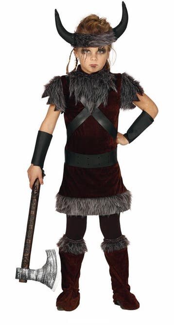 Viking Kostuum Bruin Jongen, Verzenden, Nieuw