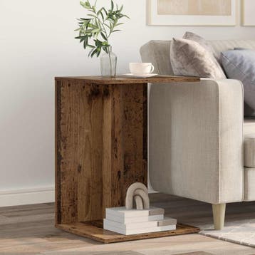 vidaXL Bijzettafel Oudhout 45 x 40 x 62,5 cm Bewerkt hout, Verzenden